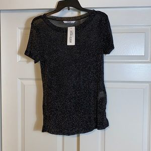 Meaneor Ladies sheer top size small
